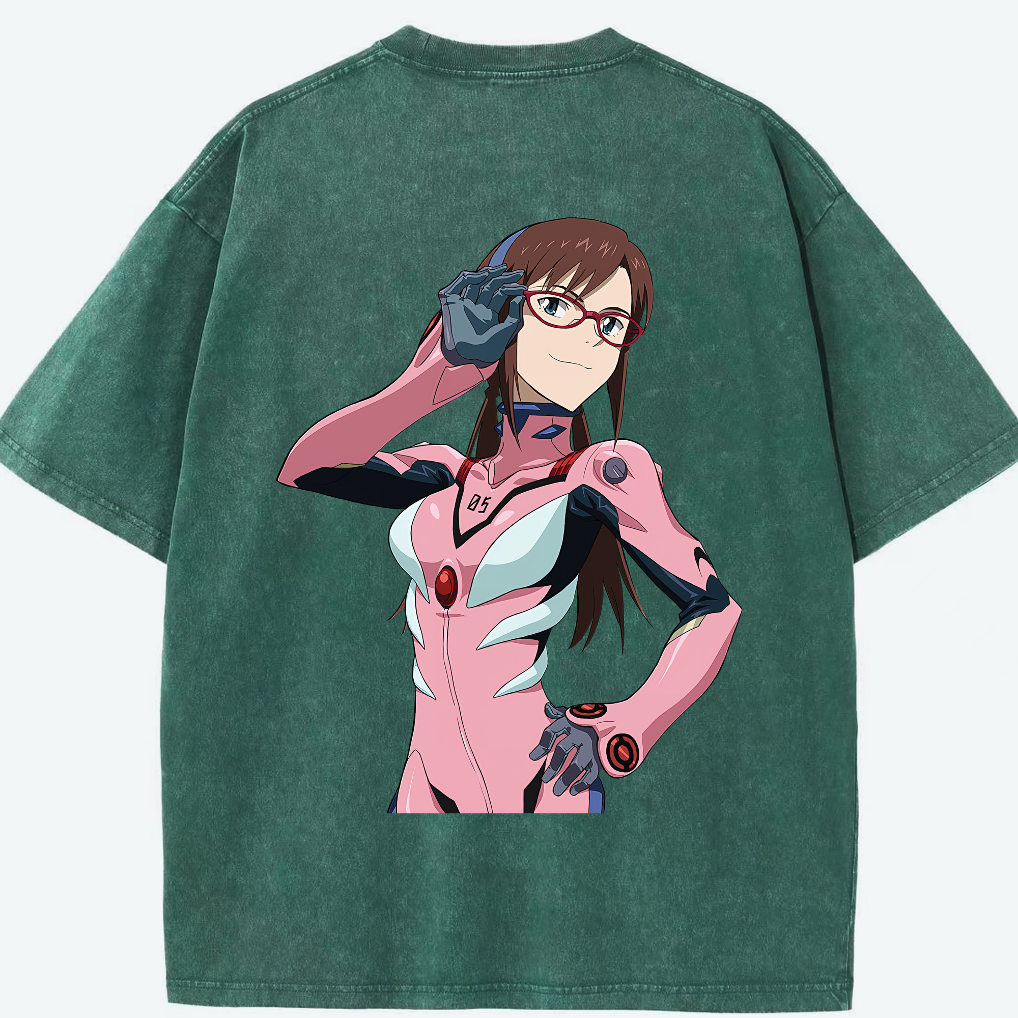（画像用） EVA 新世紀エヴァンゲリオン 綿100% ヴィンテージ風 半袖Tシャツ（背面プリント）